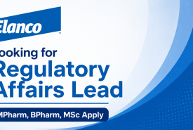 Elanco Animal Health looking for Regulatory Affairs Lead