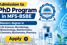 Admission to PhD Program in MFS-BSBE at IIT Indore