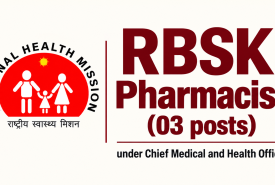 Applications are invited for Pharmacist under Chief Medical and Health Officer