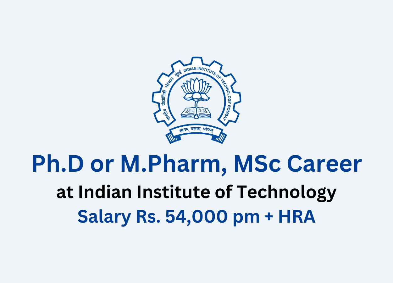 IIT Bombay  Ph.D, (Masters + Ph.D) Dual Degree Application Notice