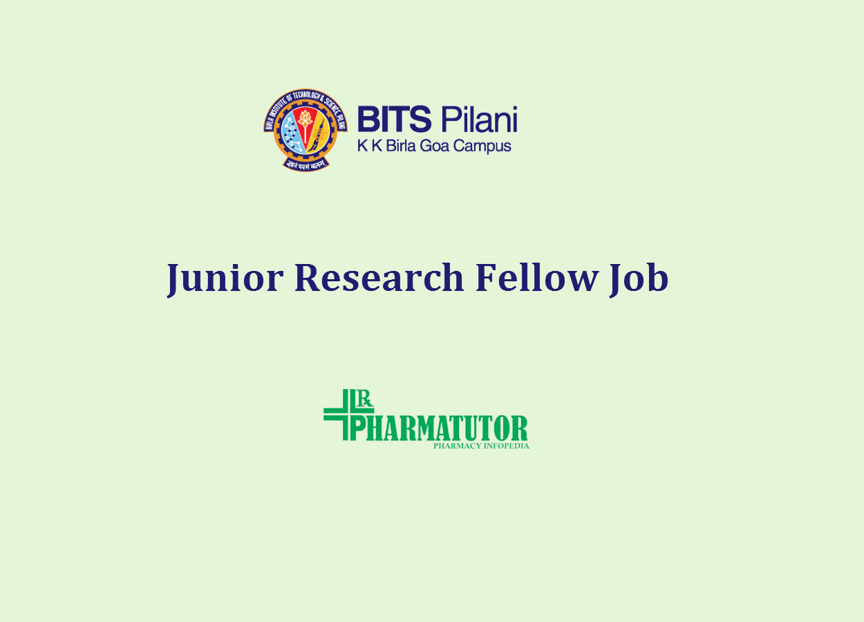 Job for Junior Research Fellow at BITS