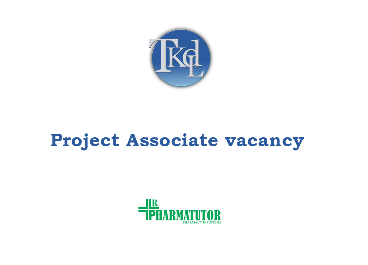 Applications are invited for the post of Project Associate at TKDL