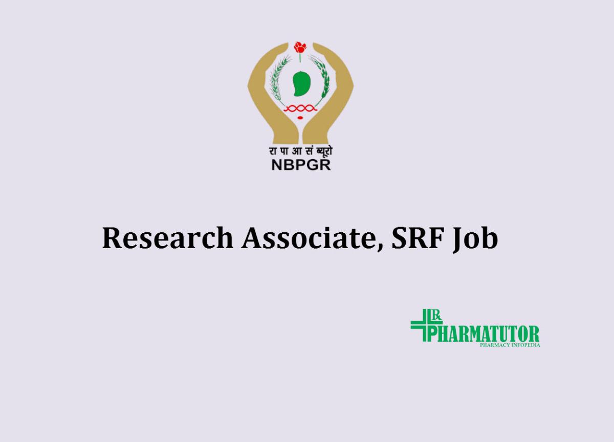 Job for Research Associate, SRF at NIPGR | PharmaTutor