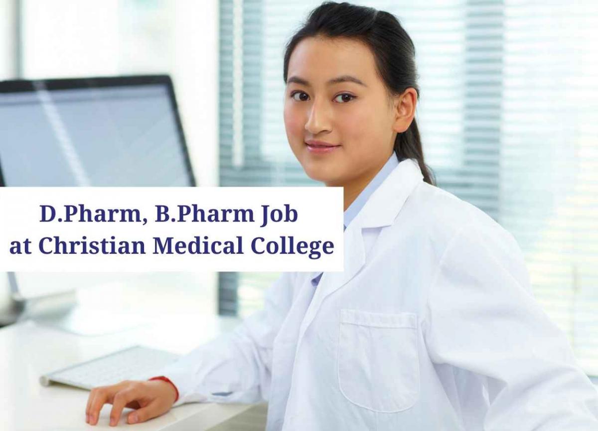 Vacancy for D.Pharm, B.Pharm in Pharmacy Services and Peripheral Units ...