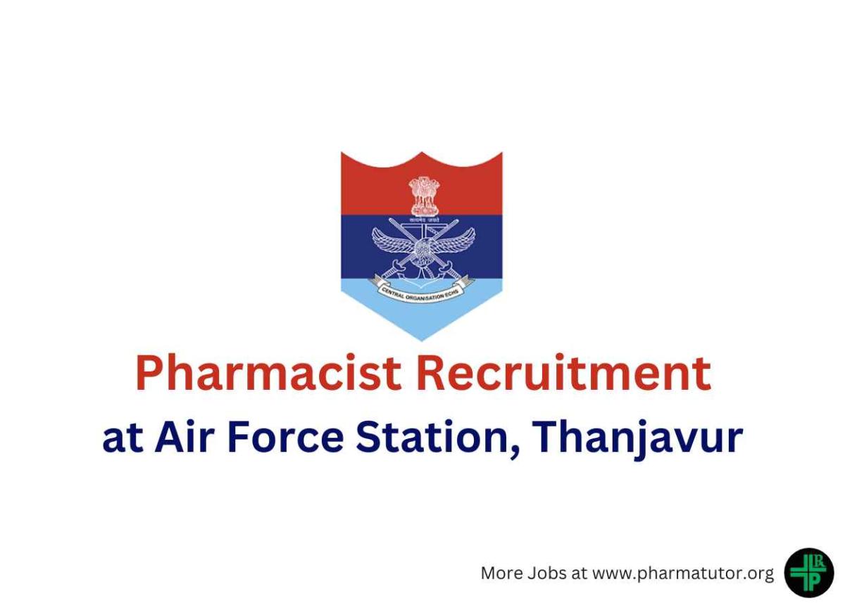 Vacancy for Pharmacist at Air Force Station PharmaTutor