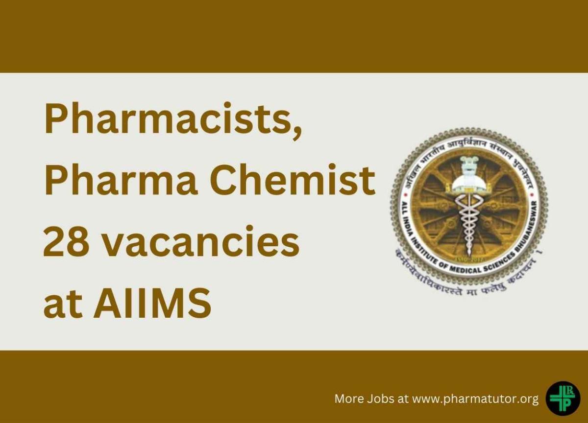 aiims-recruitment-for-pharmacists-pharma-chemist-28-vacancies