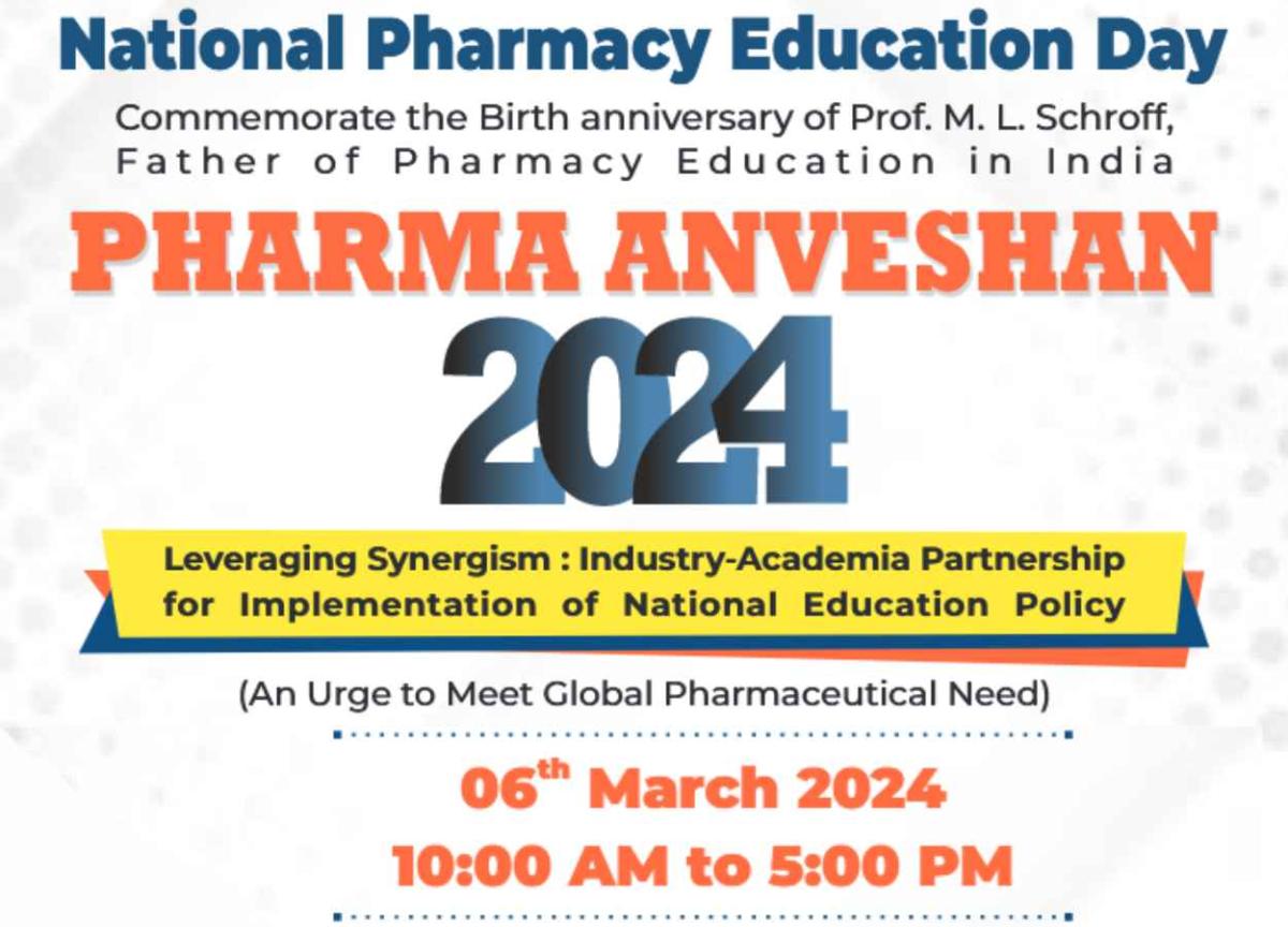 PHARMA ANVESHAN 2024 Organised by Pharmacy Council of India and Bhagwan