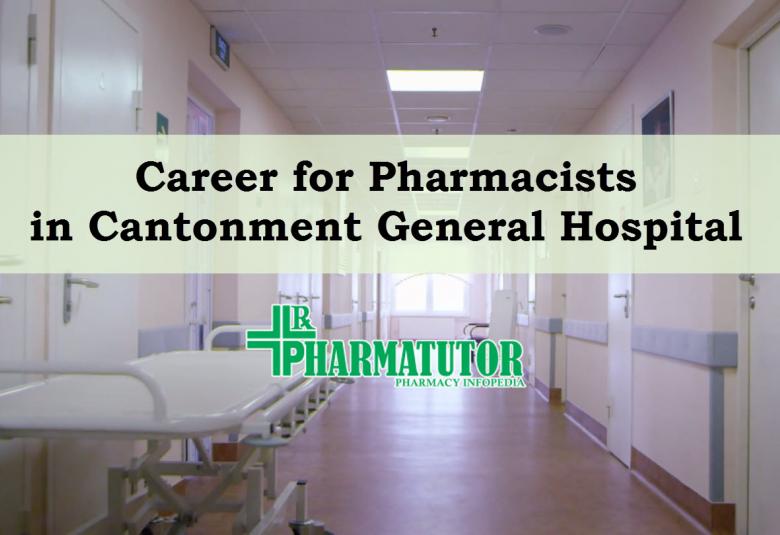 Pharmacist job in cantonment general hospital