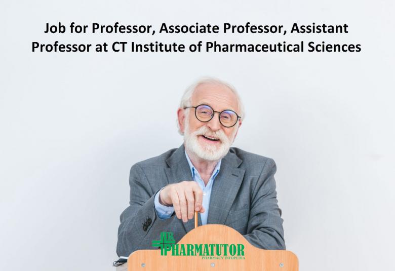 CT Institute of Pharmaceutical Sciences Job