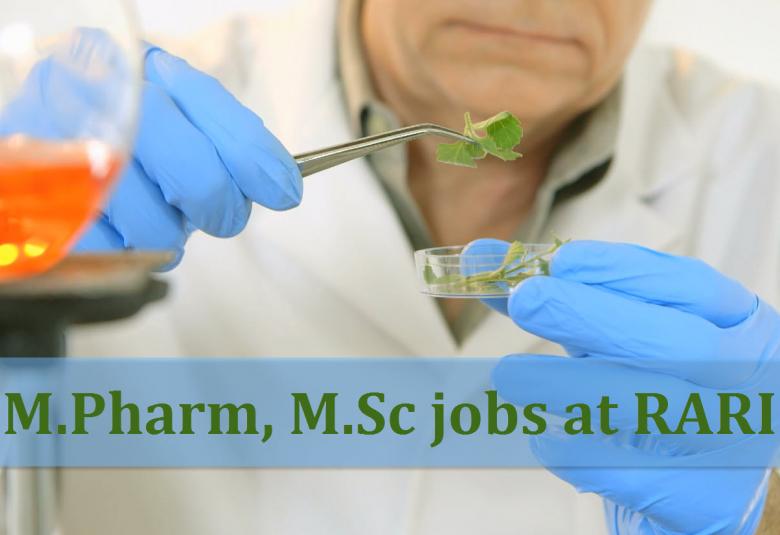 Vacancy for Senior Research Fellow at Regional Ayurveda Research Institute | M.Pharm, M.Sc