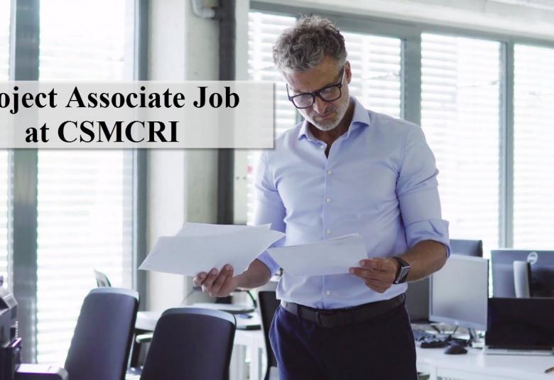 Job for Project Associate at CSMCRI