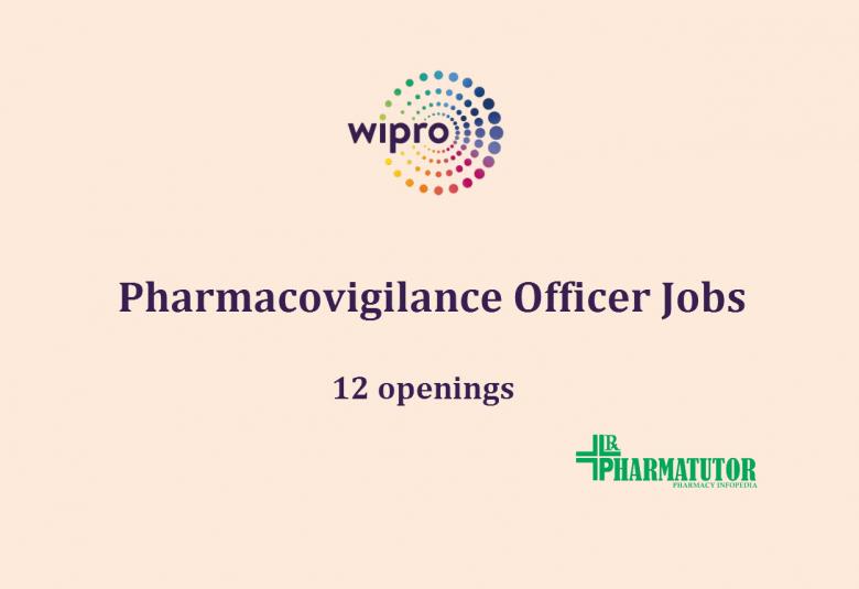 Pharmacovigilance jobs in wipro