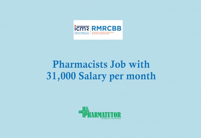 Recruitment for Pharmacists at Regional Medical Research Centre