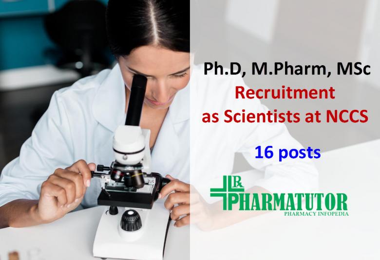 NCCS Recruitment