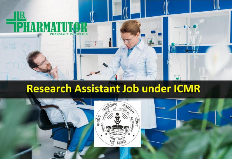 Applications are invited for the post of Research Assistant under ICMR