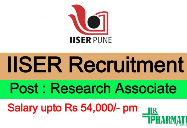 Recruitment for Research Associate at IISER