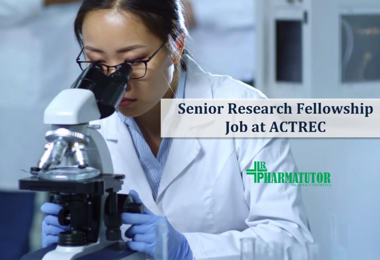 Walk in interview for Senior Research Fellowship at ACTREC