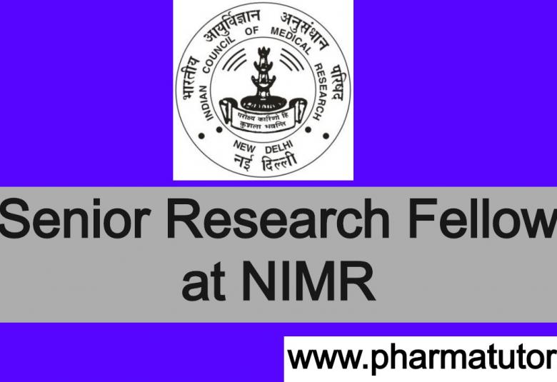 Vacancy for Senior Research Fellow at NIMR