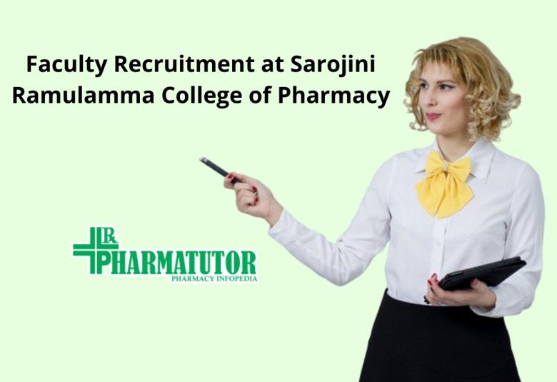 Faculty Recruitment at Sarojini Ramulamma College of Pharmacy
