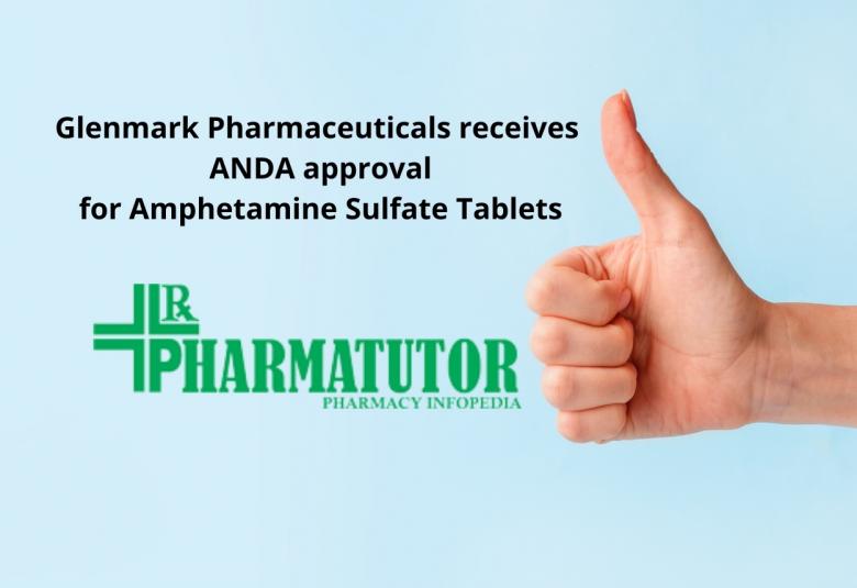 ANDA approval for Amphetamine Sulfate Tablets