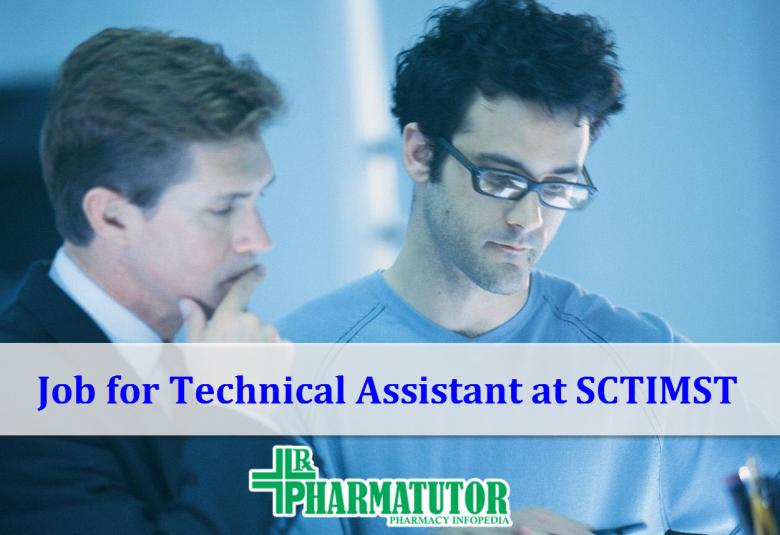 Job for Technical Assistant at SCTIMST