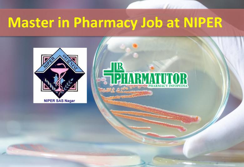 Opportunity for Master in Pharmacy at NIPER