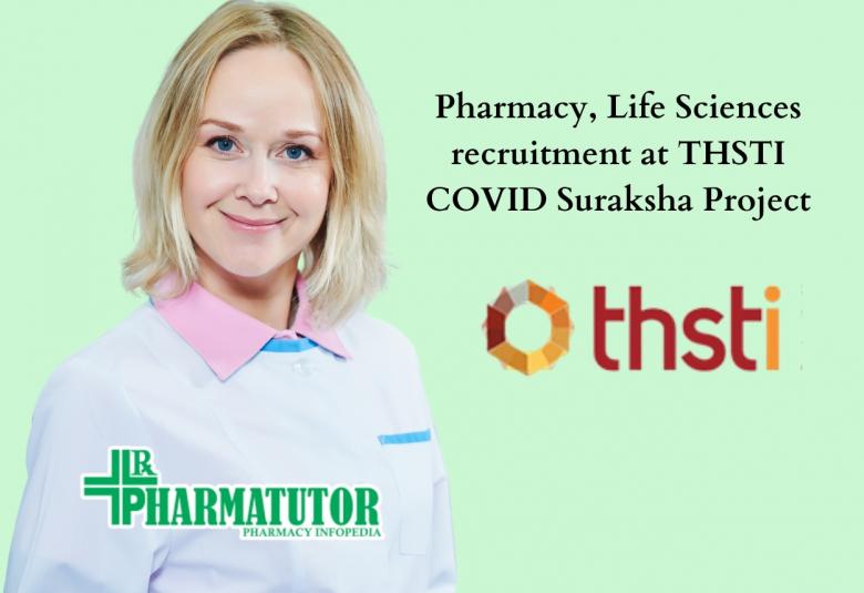 Pharmacy, Life Sciences recruitment at THSTI
