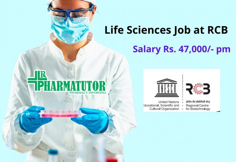 Life Sciences Job at Regional Centre for Biotechnology