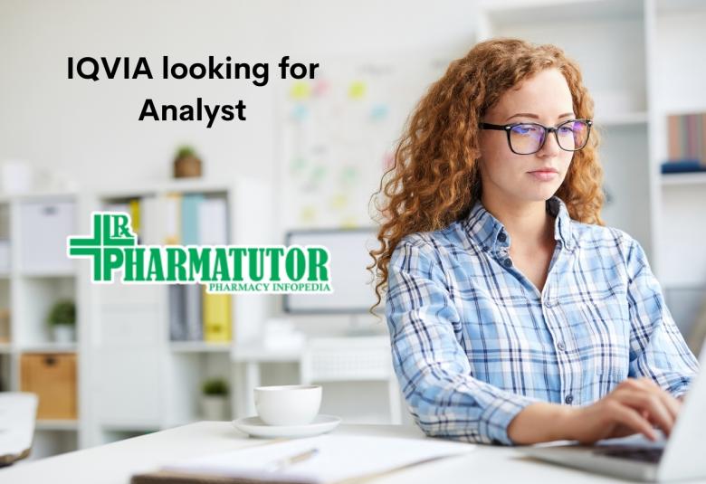 IQVIA looking for Analyst