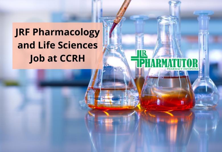 JRF Pharmacology and Life Sciences Job at CCRH