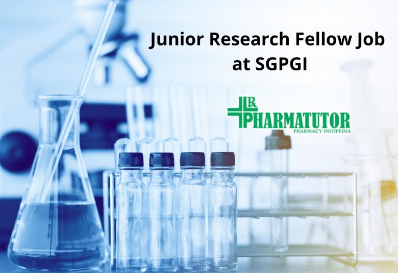 Online applications are invited for one post of Junior Research Fellow at SGPGI