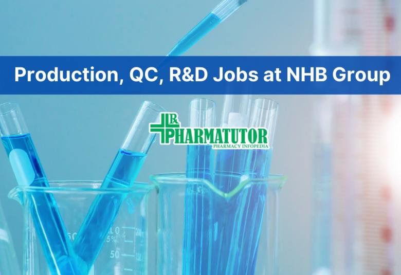 Production, QC, R&D Jobs at NHB Group