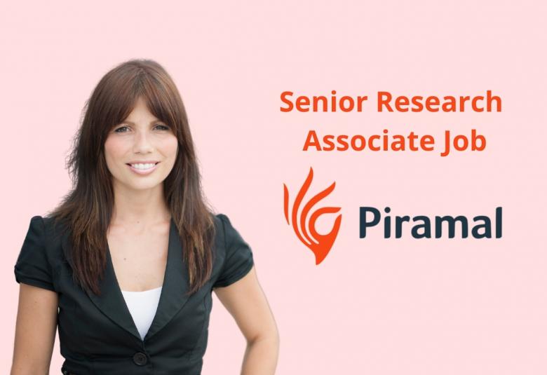 Career as Senior Research Associate at Piramal Healthcare Limited