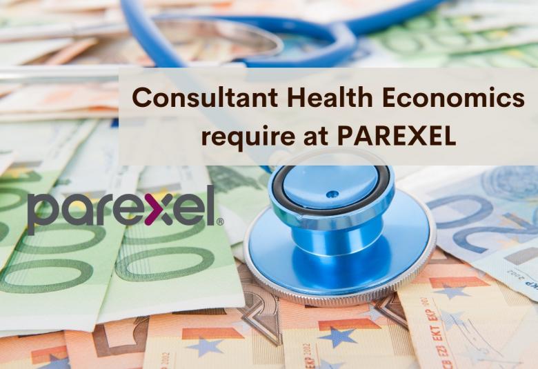 Consultant Health Economics require at PAREXEL