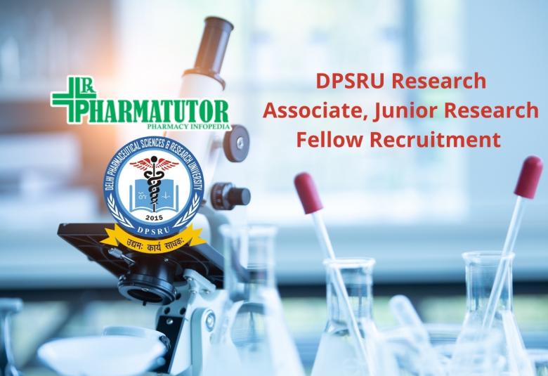 DPSRU Research Associate, Junior Research Fellow Recruitment