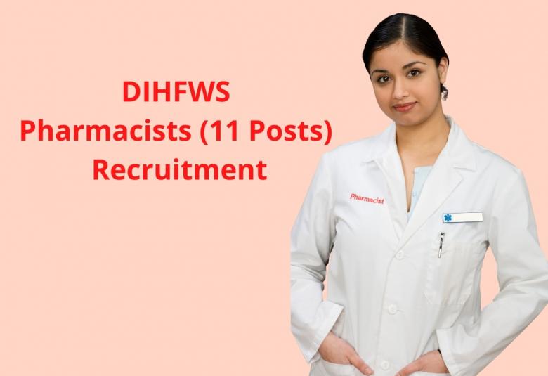 Job for Pharmacists under District Integrated Health and Family Welfare Society