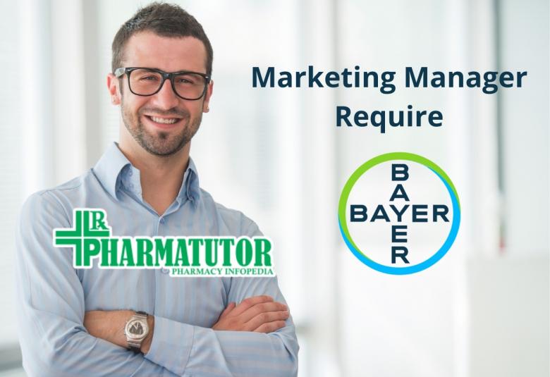 Marketing Manager require at Bayer