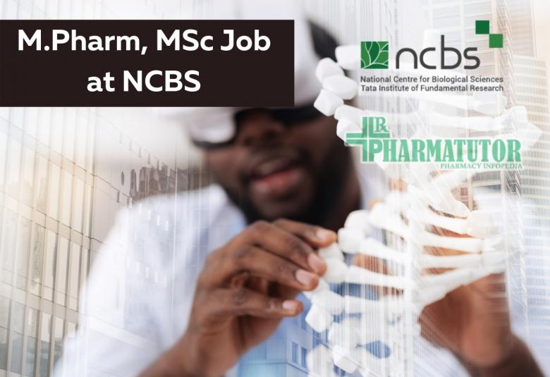 M.Pharm, MSc Job as Mouse Genome Engineering Facility Assistant at NCBS