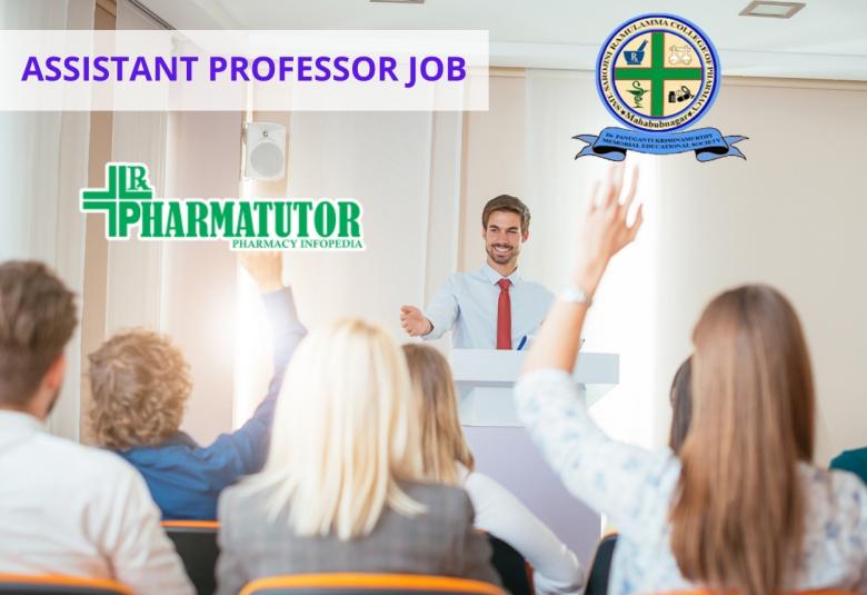 Recruitment for Assistant Professors at Sarojini Ramulamma College of Pharmacy