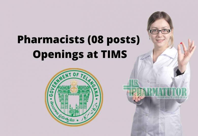 Job Openings for Pharmacists at TIMS 
