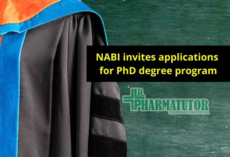 NABI invites applications for PhD degree program