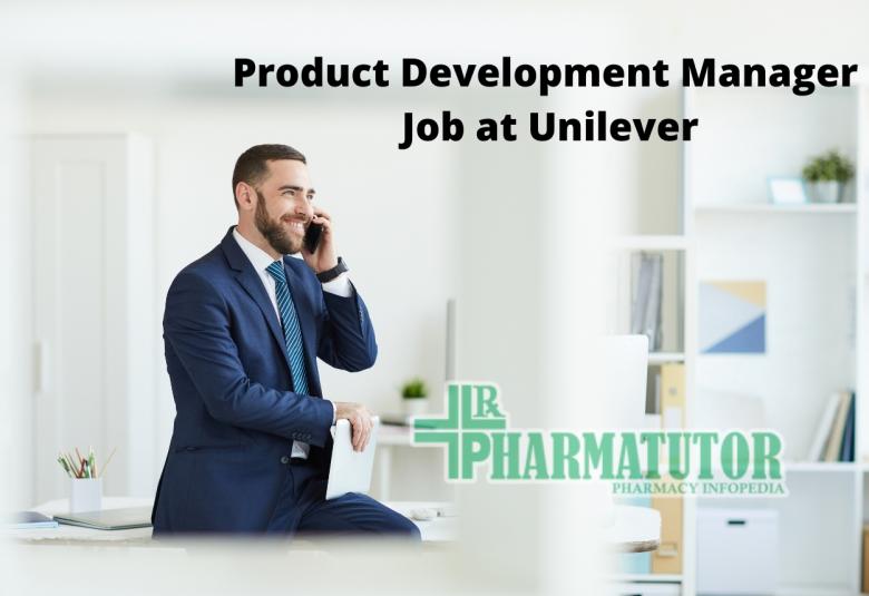Opportunity for Product Development Manager to work at Unilever