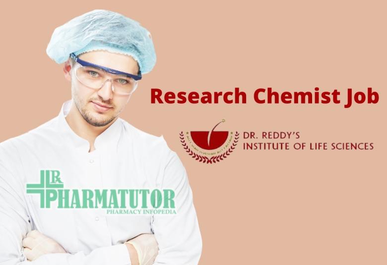 Opportunity for Research Chemist at DRILS