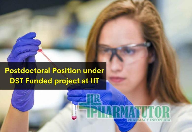 Postdoctoral Position under DST Funded project at IIT