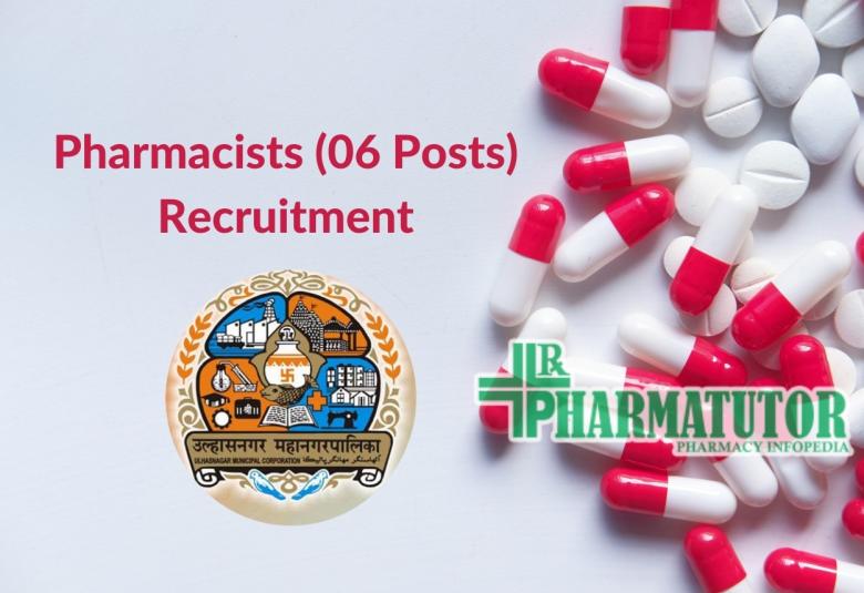 Recruitment for Pharmacists at Ulhasnagar Municipal Corporation