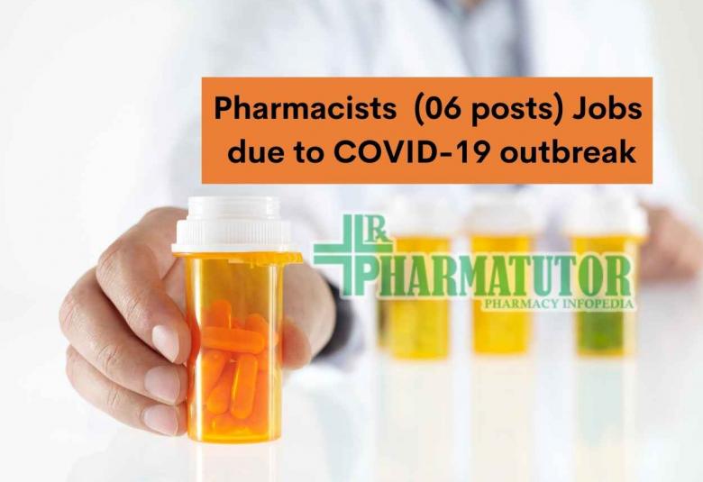 Recruitment for Pharmacists due to COVID-19 outbreak