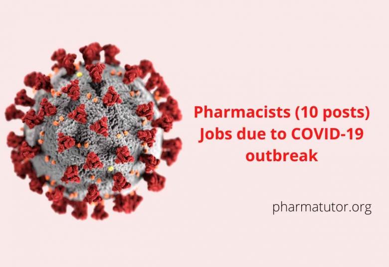 Recruitment for Pharmacists due to COVID-19 outbreak