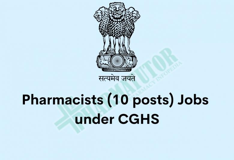 Recruitment Pharmacists under CGHS