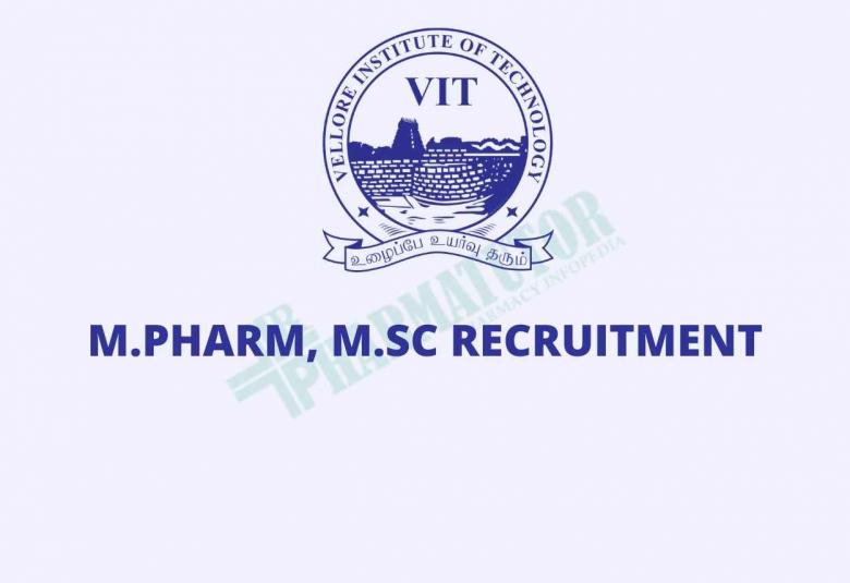 Vacancy for Project Assistant Funded Project in Centre for Biomaterials at Vellore Institute of Technology