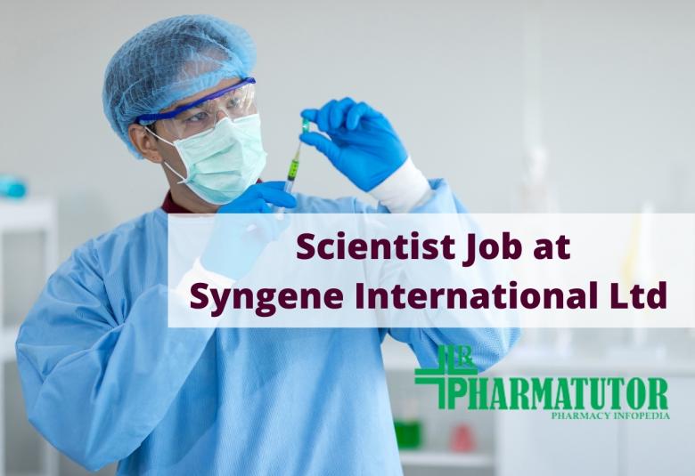 Syngene International Ltd Job